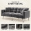Modern Velvet Sofa Bed 2 Seater Click Clack Sofa 5
