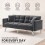 Modern Velvet Sofa Bed 2 Seater Click Clack Sofa 6