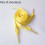 (Yellow,43in/110cm)Lacet plat large double polyester ruban satin couleur bonbon divers modes 1