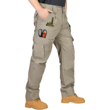 Herren Cargo Arbeitshose Werkzeughose Werkstatthose Beige 36W 30L — handwerkerhose herren, outdoor hose beige