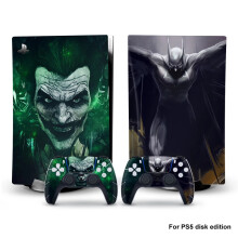 (11) NEW Joker & Bat PS5 Disk Skin Sticker Decal Wrap for Playstation 5 Console