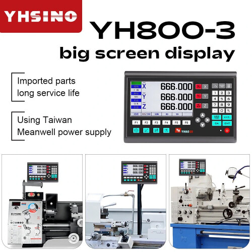 (400+450+900mm) 3-Axis Optical Linear Scale Set with Digital Display, High-Precision Measurement, Optional Scale Lengths 2