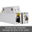 (250+450+500mm) 3-Axis Optical Linear Scale Set with Digital Display, High-Precision Measurement, Optional Scale Lengths 20
