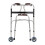 Foldable Aluminum Alloy Walker with Wheels and Leather Seat Height adjustable 8