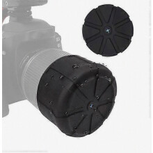 2 PCS Dustproof Silicone SLR Camera Lens Cover