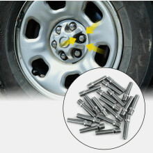 10 pezzi Adattatore universale per viti di conversione da M14x1.5 a M12x1.5 per modifiche auto, lunghezza 5,8 cm, LN032 LN033 LN044