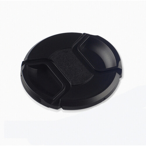 62mm Center Pinch Camera Lens Cap(Black)