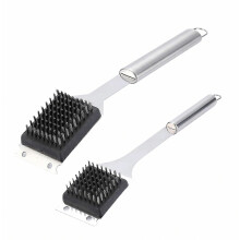 2-Pack Professional Stainless Steel Grill Cleaning Brushes for BBQ