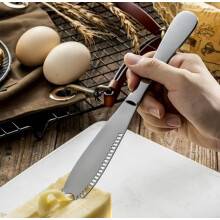 Couteau Ă beurre en acier inoxydable, couteau Ă pain, Ă confiture et Ă fromage, style occidental