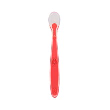 Callowesse Silicone Weaning Spoon, Red
