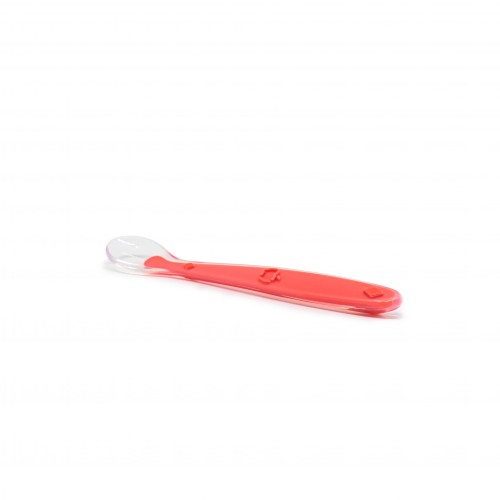 Callowesse Silicone Weaning Spoon, Red 1