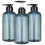 Shampoo And Conditioner Dispenser Bottles-3pcs 16.9oz/500ml Plastic Empty Refillable Pump Lotion Bottle Containers Set,blue 1