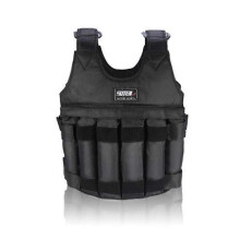 Loading Weighted Vest 20Kg Adjustable Weight Boxing Training Waistcoat Workout Fitness Equipment Waistcoat Sand Clothing