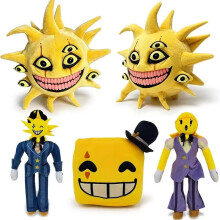 (Six-Eyed Sunflower) ROBLOX WONDERLAND Alice in Wonderland Sun Plush Doll Collectible Game Peripheral Figure Toy