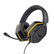 Trust 25784 headphones/headset Wired Head-band Gaming Black Yellow