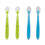Callowesse Silicone Spoons, Blue & Green, 4 Pack 1