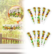 10 Pcs Fly Trap Window Stickers, Non Toxic Indoor Fly Catcher Sticky Trap for Windows, Ideal for Home DIY Projects and Daily Tasks