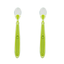 Callowesse Silicone Spoons in Green, 2 Pack