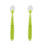 Callowesse Silicone Spoons in Green, 2 Pack 1
