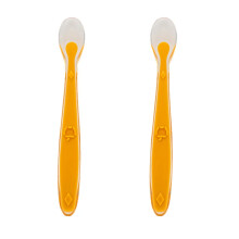 Callowesse Silicone Spoons in Orange, 2 Pack