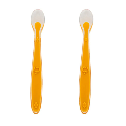 Callowesse Silicone Spoons in Orange, 2 Pack