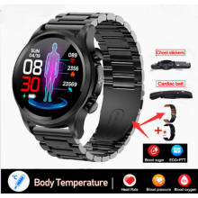 Montre connectée 2023 avec moniteur de glycémie, ECG et PPG, pression artérielle et température cor