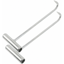 2 Pcs Xtool Manhole Lift Hooks Lifter Hook Door Lifting Hook Manhole Cover Lifter Drain Cover Lifting Hooks Sewer Lid Hook_Surprise Gift