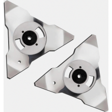 Lot de 2 lames compatibles avec les tondeuses robots Robomow (modèles RS, TS, MS, RC, TC et MC) en