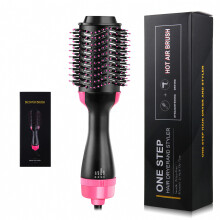 Scuab Téimh 1200W, Scuab Gruaige Scuabtha Íseal Torainn 4-in-1 le 3 Theocht_Bronntanas Iontas