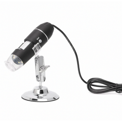Microscope numérique portable USB 1600x avec caméra intégrée - Cadeau surprise
