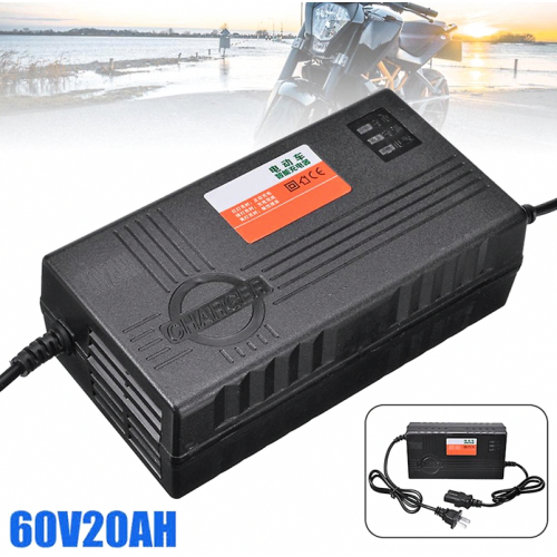 Φορτιστής μπαταρίας μοτοσικλέτας 60V 20AH με οθόν 1