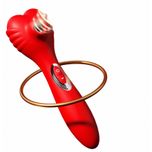 Female Sucking, Vibrating, Tapping, Massaging, Teasing, Using a Massage Stick On Both Ends_Surprise Gift