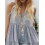Collares estilo boho para mujer, collar largo de madera con cuentas y 4