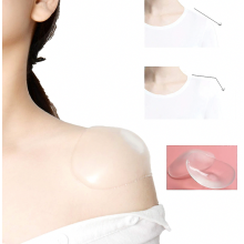 2 Pieces Silicone Self Adhesive Shoulder Pads, Invisible Shoulder Pads_Surprise Gift