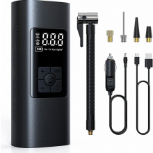 Rengaspumppu, langaton ladattava, 6000 mAh:n akku, rengaspumppu, 150