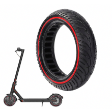 8,5-inch massieve band compatibel met Xiaomi M365/pro/pro 2 elektrische scooter, verdikte rubberen band met honingraatprofiel_Verrassingscadeau