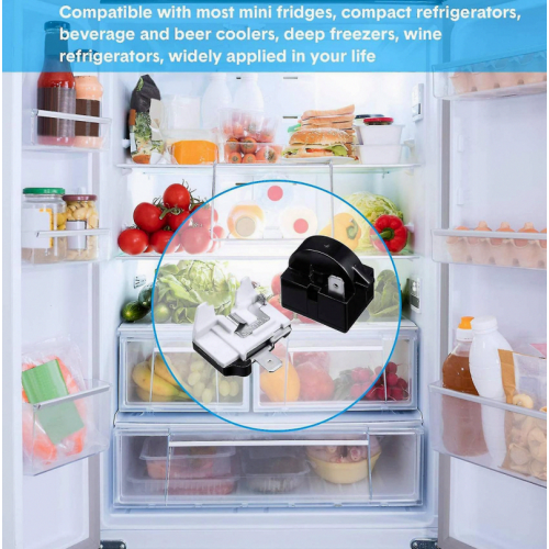 Relé de arranque PTC y protector de sobrecarga para refrigerador 6750 2