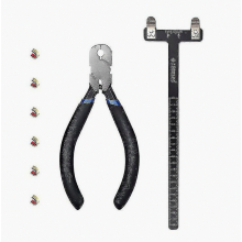 Pinze per incocco per tiro con l'arco e set di squadra per arco, kit di attrezzi per tiro con l'arco, pinze per incocco, punti di incocco per corda d