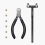 Archery Nocking Points Pliers And Bow Square Set Archery Tools Tuning Kit Nocking Pliers Bowstring Nock Points T Shape --subaoe_Surprise Gift 1