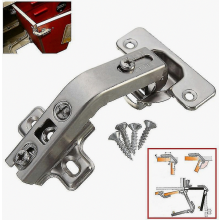 At 135 Degree Corner Folded Cabinet Door Hinges Face Frame Soft Close Half Overlay Kitchen Shytmv_Surprise Gift