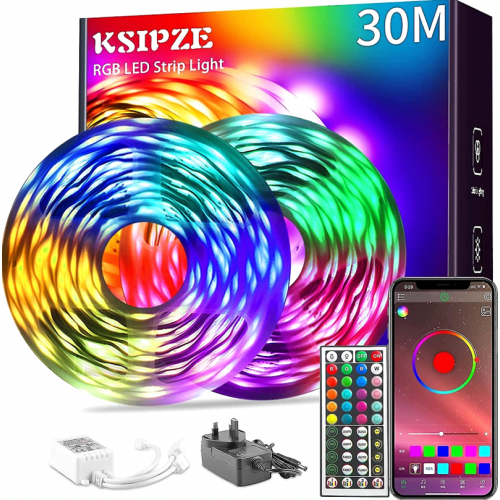 Λωρίδες LED 30 μέτρων (2 ρολά των 15 μέτρων) RGB