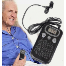 Apparecchio acustico auricolare, amplificatore di suono personale, dispositivo tascabile per migliorare la voce, compatibile con gli anziani, regalo