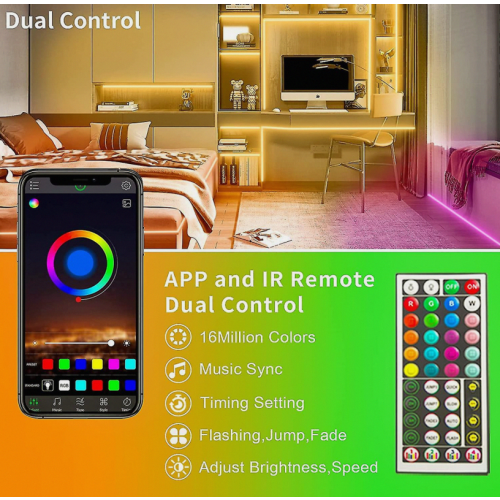 Λωρίδες LED 30 μέτρων (2 ρολά των 15 μέτρων) RGB 1