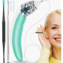 Ear Vacuum Ear Wax Vacuum Suction, Electric Ear Wax Sucker Removal Cleaner With 5 Level Suction Power, Ear Cleaning Kit Usb Rechargeable Includes Ear