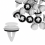 100pcs Plastic Rivets Clip Compatible With-bmw E46 E53 E90 E91 E70 Door Panelwanan_Surprise Gift 3