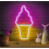 Letrero de neón de helado - Luces de neón de helado compatibles con l 1