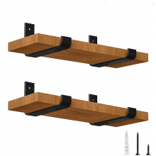 Shelf Brackets 7.8inch Heavy Duty Brackets Compatible Shelves L Shaped Black Wall Shelving Brackets Support_Surprise Gift