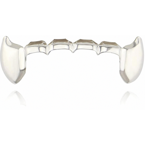 Σετ 2 τεμαχίων δοντιών Grillz με επιχρυσωμένο 18 2