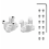 Propeller Prop Mounting Plate Adapter Installation Kit Compatible Dji Phantom 4pro_Surprise Gift 1