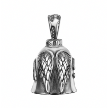 Compatible Bell Angel Wing Knight Bell Letters Keychain Motorcycle Bike Riding Guardian Bell_Surprise Gift